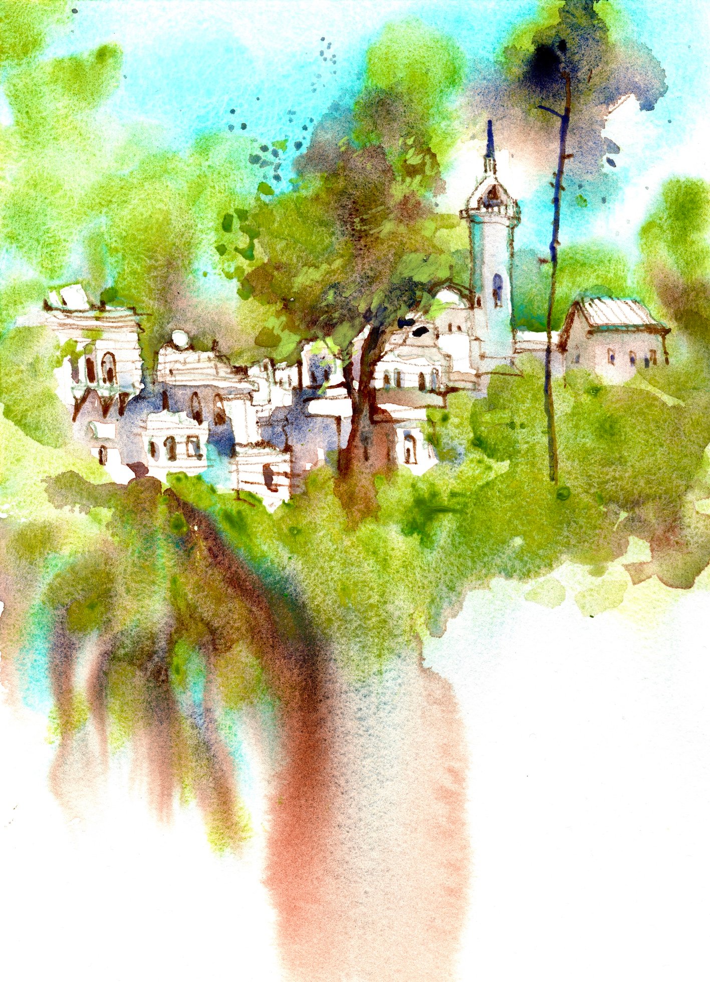 Urban Sketch Retreat in Ein Karem