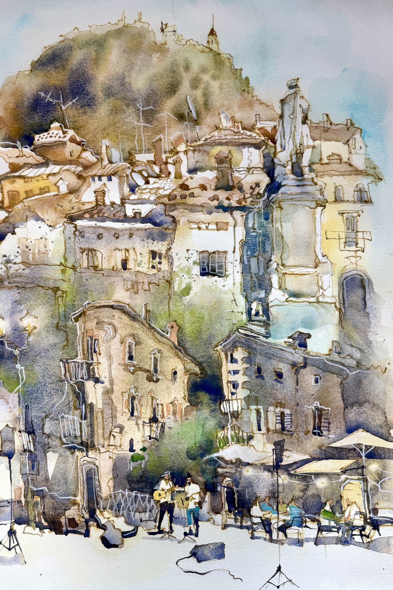 Varallo Italy sketching retreat